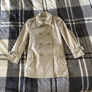 Coach Alexis Short Khaki Trench